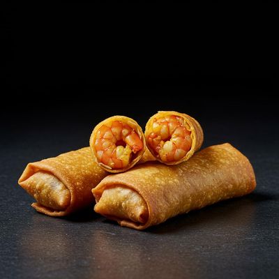 Prawns Peri Peri Masala Spring Roll